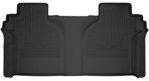 Husky Liners 19-23 Chevy Silverado 1500 CC X-Act Contour Black 2nd Seat Floor Liners (Full Coverage) | 54201