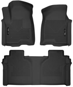 Husky Liners 19-23 Chevrolet Silverado 1500 CC X-Act Contour Front & Second Seat Floor Liners | 54208