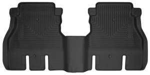 Husky Liners 19-24 JLU Jeep Wrangler 4 Door X-Act Contour Black Floor Liners (2nd Seat) | 54631