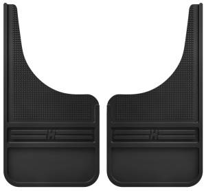 Husky Liners - Husky Liners Universal 12in Wide Black Rubber Front Mud Flaps w/o Weight | 55000 - Image 2