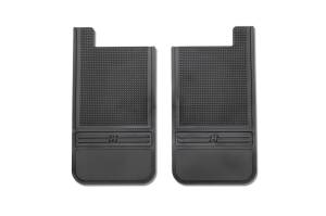 Husky Liners Universal 12in Wide Black Rubber Rear Mud Flaps w/o Weight | 55100