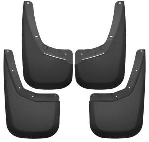 Husky Liners 07-13 Chevy Silverado 1500 LT / 07-14 Silverado 2500HD Front & Rear Mud Guards - Black | 56796 - Image 2
