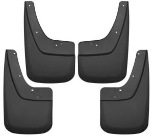 Husky Liners - Husky Liners 14-17 GMC Sierra 1500 / 15-16 Sierra 2500 HD Front and Rear Mud Guards - Black | 56896 - Image 2
