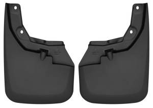 Husky Liners 16-22 Toyota Tacoma w/ OE Fender Flares Custom Molded Front Mud Guards - Black | 56941