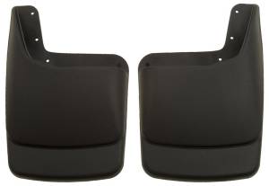 Husky Liners - Husky Liners 99-09 Ford SuperDuty Regular/Super/Crew Cab Custom-Molded Rear Mud Guards (w/Flares) | 57581 - Image 4