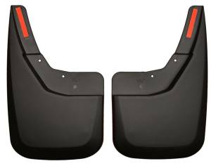 Husky Liners - Husky Liners 14 Chevrolet Silverado 1500 Black Custom Mud Guards | 57881 - Image 1
