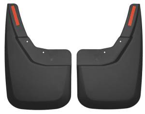 Husky Liners - Husky Liners 14 Chevrolet Silverado 1500 Black Custom Mud Guards | 57881 - Image 2