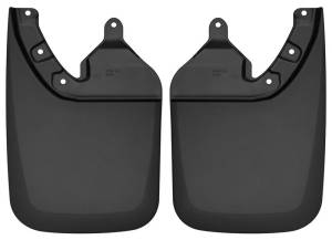 Husky Liners - Husky Liners 2016 Toyota Tacoma w/ OE Fender Flares Custom Molded Rear Mud Guards - Black | 57941 - Image 4