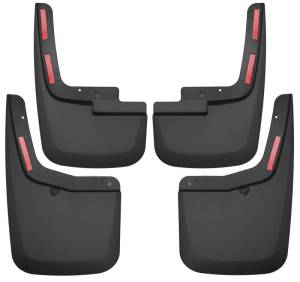 Husky Liners 2015-2017 Ford F-150 w/ OE Fender Flares Front and Rear Mud Guards - Black | 58456