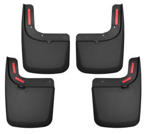 Husky Liners 17 Ford F-250 Super Duty / F-350 Super Duty Front and Rear Mud Guards (w/ Flares) Black | 58476