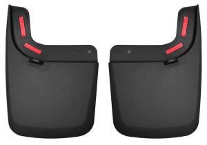 Husky Liners - Husky Liners 17 Ford F-250 Super Duty / F-350 Super Duty Rear Mud Guards (w/ Flares) Black | 59471 - Image 2