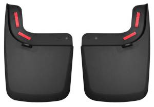 Husky Liners - Husky Liners 17 Ford F-250 Super Duty / F-350 Super Duty Rear Mud Guards (w/ Flares) Black | 59471 - Image 3
