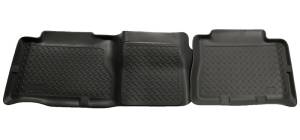 Husky Liners - Husky Liners 02-06 Cadillac Escalade/GMC Yukon/Denali Classic Style 2nd Row Black Floor Liners | 61451 - Image 3