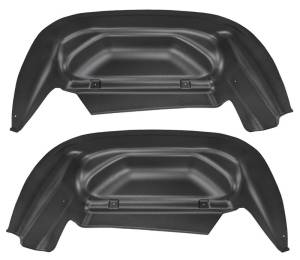 Husky Liners - Husky Liners 14-15 Chevy/GMC Silverado/Sierra Black Rear Wheel Well Guards | 79011 - Image 2