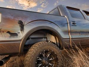 Husky Liners - Husky Liners 14-17 GMC Sierra Black Rear Wheel Well Guards | 79031 - Image 5