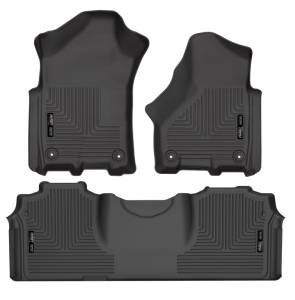 Husky Liners 19-21 RAM 2500/3500 Mega Cab Weatherbeater Front and 2nd Seat Floor Liners - Black | 94131
