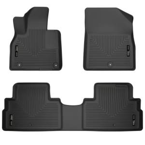 Husky Liners 20-22 Hyundai Palisade Weatherbeater Black Front & 2nd Seat Floor Liners | 95711