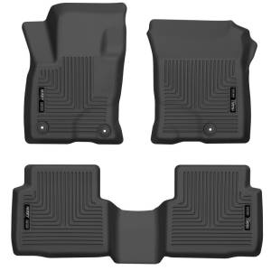 Husky Liners 20-21 Ford Escape All Models Exc Hybrid Weatherbeater Front and 2nd Seat Liners - BLK | 95721