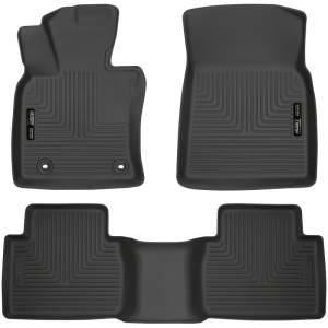 Husky Liners - Husky Liners 2018 Toyota Camry Weatherbeater Black Front & 2nd Seat Floor Liners | 95731 - Image 2