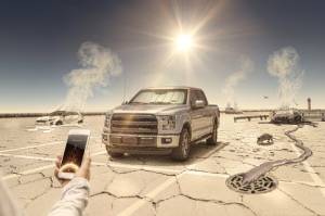 Husky Liners - Husky Liners 2021 Ford F-250 Super Duty Custom Fit Sunshade - Silver | 97007 - Image 2