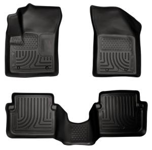 Husky Liners - Husky Liners 11-12 Dodge Avenger/Chrysler 200 WeatherBeater Combo Black Floor Liners | 98091 - Image 2
