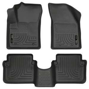 Husky Liners - Husky Liners 11-12 Dodge Avenger/Chrysler 200 WeatherBeater Combo Black Floor Liners | 98091 - Image 3