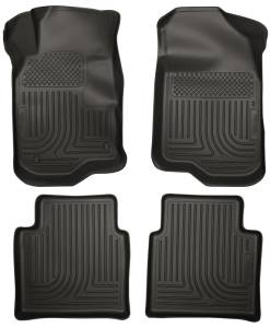 Husky Liners 08-12 Chevy Malibu/07-09 Saturn Aura WeatherBeater Combo Black Floor Liners | 98111
