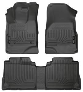 Husky Liners - Husky Liners 10-12 Chevy Equinox/GMC Terrain WeatherBeater Combo Black Floor Liners | 98131 - Image 3