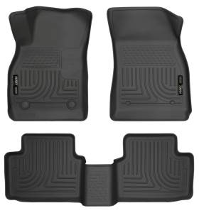 Husky Liners 13 Chevy Malibu WeatherBeater Black Front & 2nd Seat Floor Liners | 98191 - Image 3