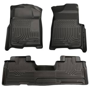 Husky Liners 09-12 Ford F-150 Super Cab WeatherBeater Combo Black Floor Liners | 98341 - Image 5