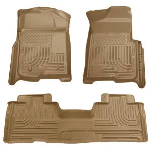 Husky Liners 09-12 Ford F-150 Super Cab WeatherBeater Combo Tan Floor Liners | 98343 - Image 5