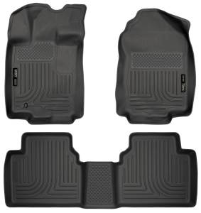 Husky Liners 10-12 Ford Fusion/Lincoln MKZ (FWD) WeatherBeater Combo Black Floor Liners | 98361 - Image 1