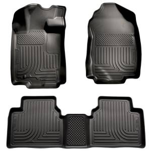 Husky Liners 10-12 Ford Fusion/Lincoln MKZ (FWD) WeatherBeater Combo Black Floor Liners | 98361 - Image 3