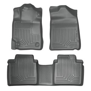 Husky Liners 07-11 Toyota Camry (All) WeatherBeater Combo Gray Floor Liners (One Piece for 2nd Row) | 98512 - Image 5