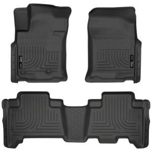 Husky Liners - Husky Liners 10-12 Toyota 4Runner/Lexus GX460 WeatherBeater Combo Black Floor Liners | 98571 - Image 4