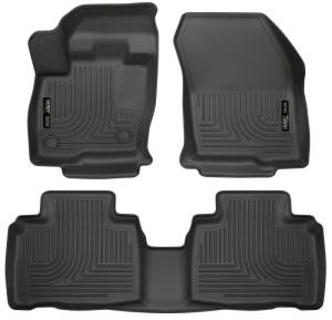 Husky Liners 2015 Ford Edge WeatherBeater Front & 2nd Row Combo Black Floor Liners | 98781