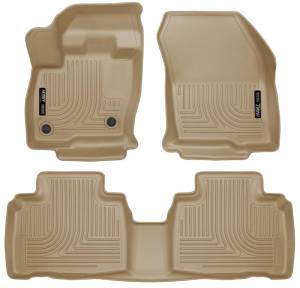 Husky Liners 2015 Ford Edge WeatherBeater Front & 2nd Row Combo Tan Floor Liners | 98783