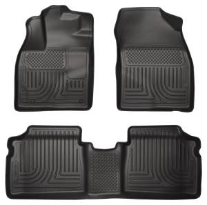 Husky Liners - Husky Liners 12 Toyota Prius (PlugIn Models ONLY) WeatherBeater Front & 2nd Seat Black Floor Liners | 98931 - Image 2