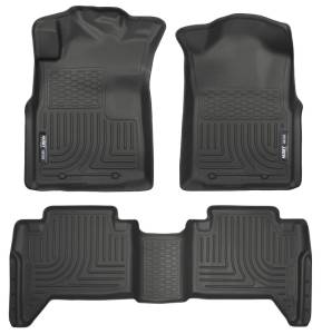 Husky Liners 05-13 Toyota Tacoma WeatherBeater Combo Black Floor Liners | 98951 - Image 1