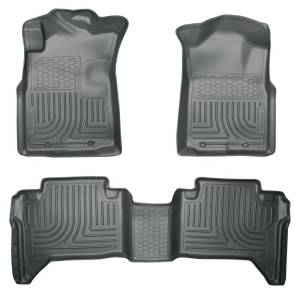 Husky Liners 05-13 Toyota Tacoma WeatherBeater Combo Grey Floor Liners | 98952 - Image 5