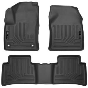 Husky Liners - Husky Liners 2016 Toyota Prius Weatherbeater Black Front & 2nd Seat Floor Liners (Footwell Coverage) | 98991 - Image 2