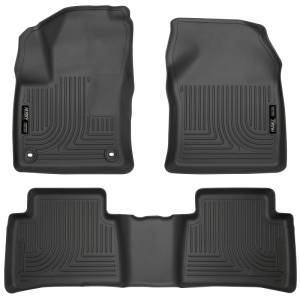 Husky Liners - Husky Liners 2016 Toyota Prius Weatherbeater Black Front & 2nd Seat Floor Liners (Footwell Coverage) | 98991 - Image 3