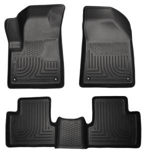 Husky Liners - Husky Liners 14 Jeep Cherokee WeatherBeater Black Front and Second Seat Floor Liners | 99031 - Image 4