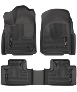 Husky Liners 11-13 Dodge Durango / 11-13 Jeep Grand Cherokee WeatherBeater Combo Black Floor Liners | 99051 - Image 4