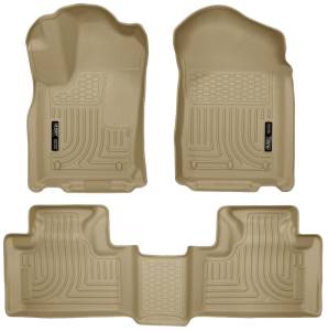 Husky Liners 11-13 Dodge Durango / 11-13 Jeep Grand Cherokee WeatherBeater Combo Tan Floor Liners | 99053 - Image 5