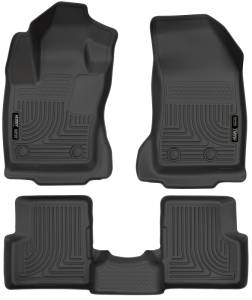 Husky Liners - Husky Liners 2015 Jeep Renegade Weatherbeater Black Front and Second Row Floor Liners | 99081 - Image 2
