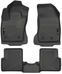 Husky Liners - Husky Liners 2015 Jeep Renegade Weatherbeater Black Front and Second Row Floor Liners | 99081 - Image 3