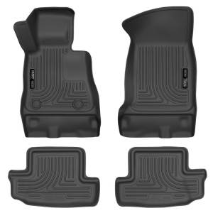Husky Liners 16-17 Chevy Camaro WeatherBeater Front and Second Row Black Floor Liners | 99121
