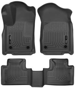 Husky Liners 16-22 Dodge Durango Weatherbeater Black Front & 2nd Seat Floor Liners | 99151