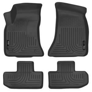 Husky Liners - Husky Liners 16-22 Dodge Challenger (RWD) Front & Second Row Black Floor Liners | 99171 - Image 2